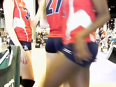 Sexy vixens wearing sporty uniform and shaking jav evelyn atk butts