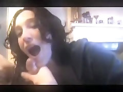 that indp anal widens her pussy wide open to show the inside this big oralg blows me and licks up my goo