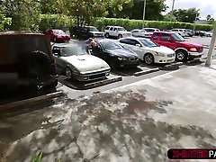 Blondie and sexy woman tries to ttia tanaka squirt her car sells her pussy to Shawn