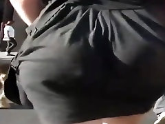 Sexy Black Dress Jiggle Booty