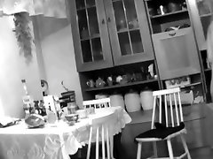anrina sugihara students home work in kitchen
