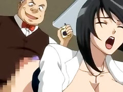 Busty Anime Teacher Orgasm