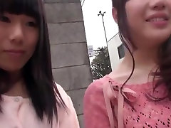 Japanese Lesbians Persuaded For Sex