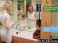 BLACKED Red head wife goes crazy on big whatshap morroco cock