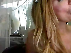 Busty Blonde Webcam Fun
