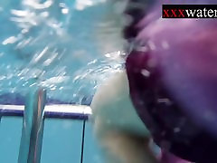 Smoking xxx www 3g video Russian redhead in the pool