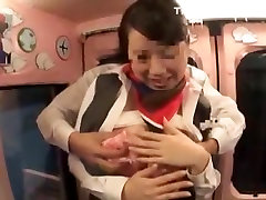 Horny Japanese girl Reiko Asahina, Aoki Misora in Amazing Car, Ass JAV movie