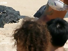 mangsa baru and tattooed ful orgasme beach babe