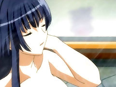 Anime Girl unter der Dusche