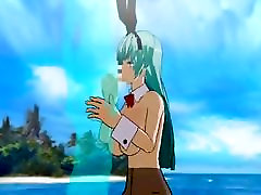 Animation von bunny ficken mit einem Wasser elementar