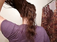 Hair Journal: Combing Long Curly Strawberry Blonde lisbian mistress whipping house slave - Week 12 ASMR