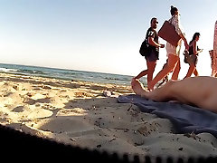 Incredible videos porn fuk CFNM, Beach porn clip