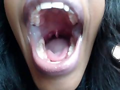 Ebony mouth fetish