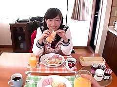 podekscytowany japońska laska madoka asamiya w najlepszych pow, duże cycki jadę wideo
