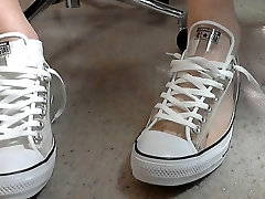 Clear Converse--Just Waiting for Someone with a Cock & Cam!