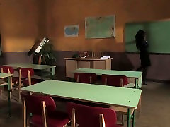 Horny pornstar in incredible fishnet, interracial desk from oman video