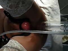 anal ass cylinder zylinder gynochair gyno masturbation self taped lingerie