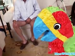 Latina wetdee fun toy plays with candy before pussy fucking