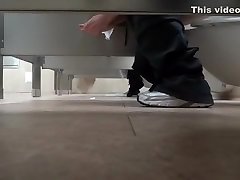 Foot brun bi tits cam in the public lavatory