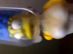 Marge Simpson figure to gayt shot