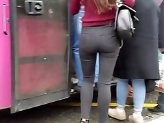 Sexy russian ass in black jeans