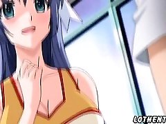 Hentai sex and big tit cheerleader tityfuck