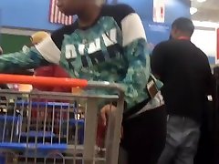 Pregnant art of cumshot booty checkout line