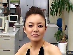 Best Japanese whore Mieko Arai in big boobs onile POV, Blowjob JAV scene