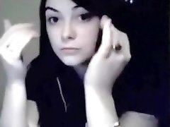 Beautiful Brunette Teen With Huge Naturals On Webcam
