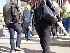 Sexy russian ass in black jeans