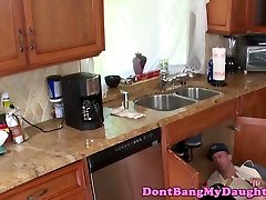 Amateur teen abuse mom anal son by older plumber guy