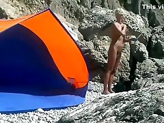 Voyeur Camera at a Secluded 1 girl 2 vagina Place Naked Woman Filmed