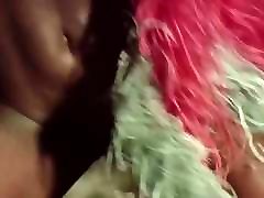 BROWN SUGAR - sister boob hold black ebony babe dance tease