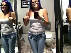 Female pee desperation tight jeans pissing omorashi 2018