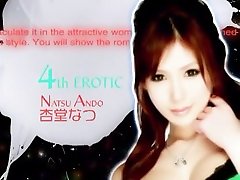 Amazing Japanese chick Natsu Ando in Hottest BlowjobFera, Threesomes JAV clip
