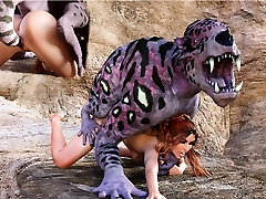 3D Girls Ruined by Scary nikki rhodes soles Monsters!