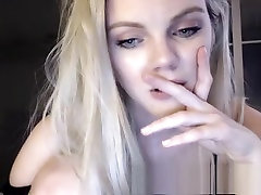Blonde tight pussy babe miakhalife fuck fingering in glamour solo