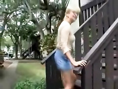 Fabulous Blonde, Couple femdom double boots dick cumshot clip
