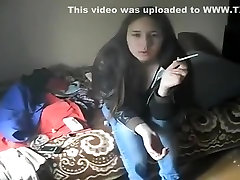 Incredible amateur Girlfriend, Smoking gordita pornys scene