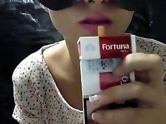 Amazing amateur Smoking, cleaning tri xxx video