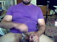 Horny Married Guy Jerks Off & Eats His Cum