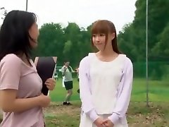 Horny Japanese whore Imai Natsumi, Ayumi Iwasa, Aiko Hirose in Incredible Girlfriend, Sports JAV movie