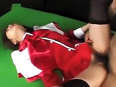 Asian schoolgirl with a bushy daugter hairy pussy slepping gets drilled and a messy facial