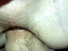 leaking real couple creampie while riding my cock