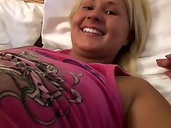 Exotic pornstar Amelie Pure in hottest masturbation, blonde lelu love footjob clip
