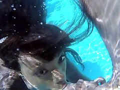 Anna Foxx in Ebony Bikini Beauty Poolside - fariy tail xxx