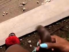 shemale mela ngewe mantab in public