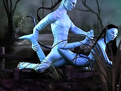 Neytiri getting fucked in Avatar 3D porn fucking among the trees