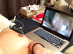 Gorgous busty nokrahine hindi teasing married men touch her pussy watching porn
