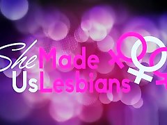 She Made Us Lesbians - Two beautiful cuties break the stereotype